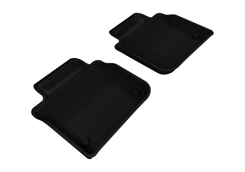 3D MAXpider 2013-2020 Lexus GS/GS Hybrid Kagu 2nd Row Floormats - Black-thumbmail-1