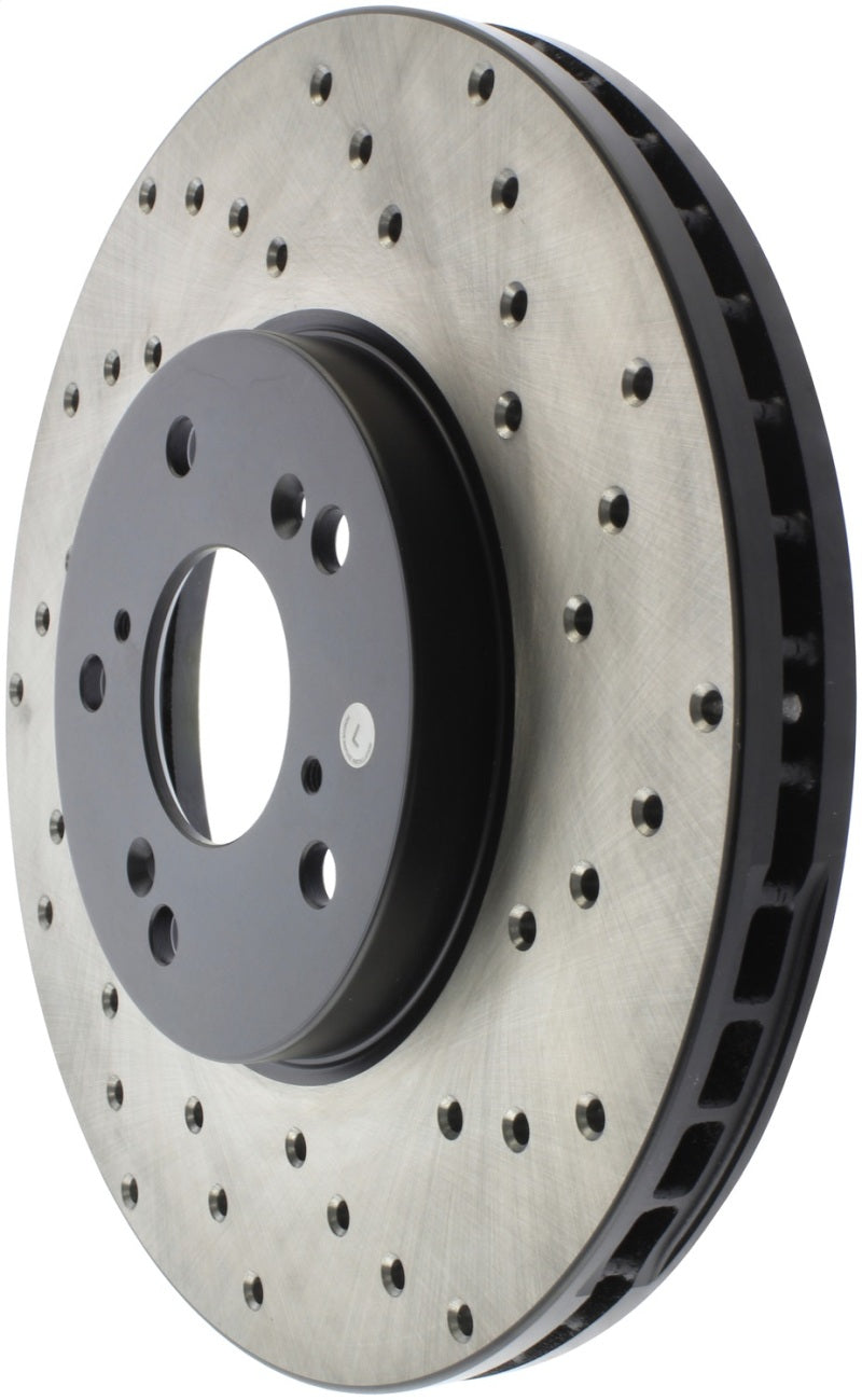 StopTech 99-08 Acura TL (STD Caliber) / 01-03 CL / 04-09 TSX Cross Drilled Left Front Rotor-thumbmail-4