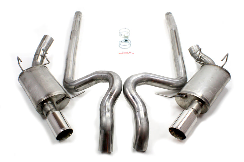JBA 11-14 Ford Mustang GT/GT500 5.0L/5.4L/5.8L 409SS Dual Rear Exit Cat-Back Exhaust-thumbmail-2