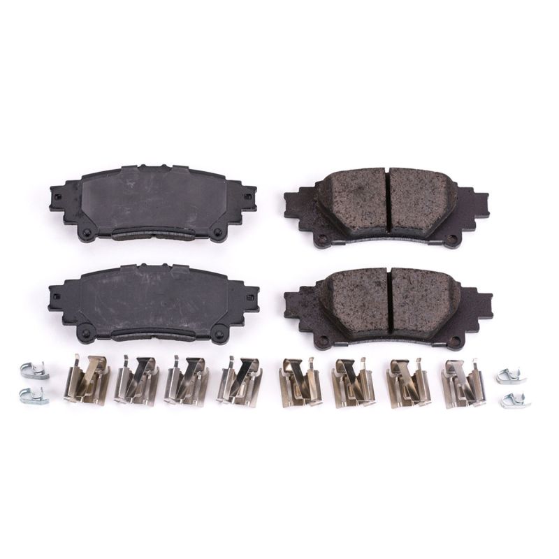 Power Stop 16-17 Lexus GS200t Rear Z17 Evolution Ceramic Brake Pads w/Hardware-thumbmail-1