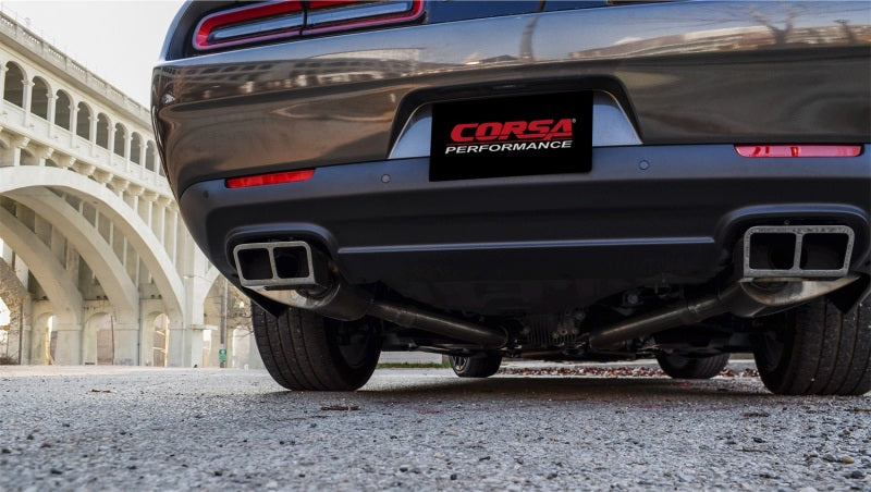 Corsa 15-16 Dodge Challenger SRT / Scat Pack / R/T 6.4L Polished Xtreme Cat-Back Exhaust-thumbmail-4