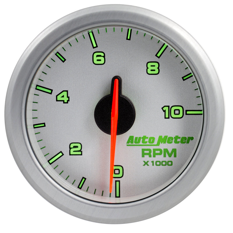 Autometer Airdrive 2-1/6in Tachometer Gauge 0-10K RMP - Silver-thumbmail-5