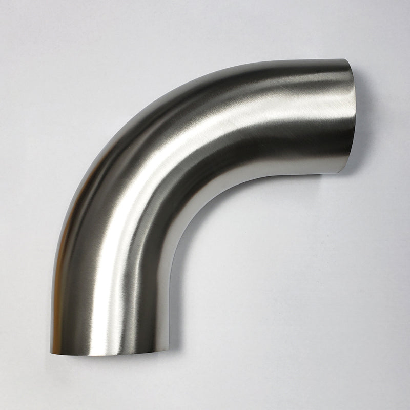 Stainless Bros 1.5D / 2.65in CLR 90 Degree Bend 2in Leg Mandrel Bend-thumbmail-1