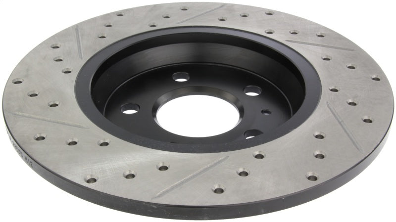 StopTech Power Slot 09-10 Audi A4/A4 Quattro / 08-10 A5 / 10 S4 Rear Left Drilled & Slotted Rotor-thumbmail-5