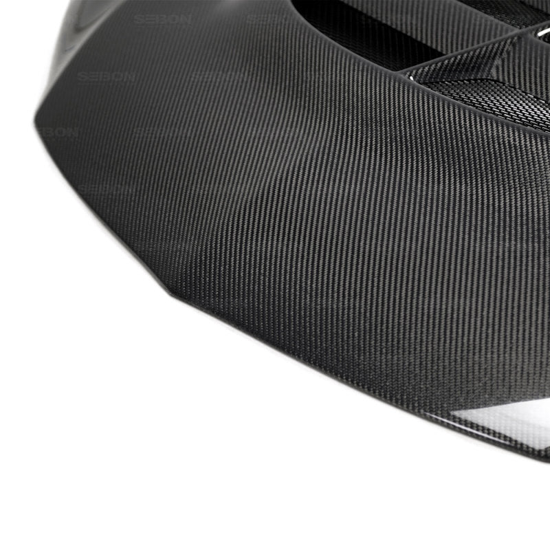 Seibon 03-07 Mitsubishi Evo 8 & 9 CW II Carbon Fiber Hood-thumbmail-5