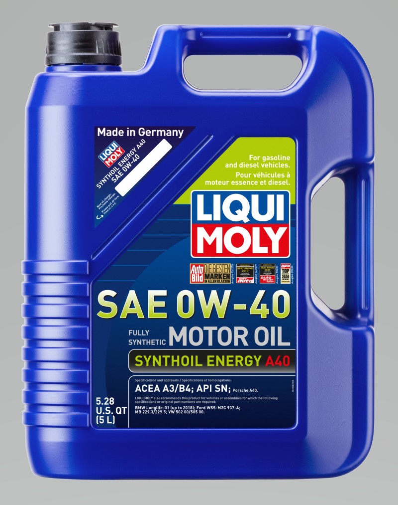 LIQUI MOLY 5L Synthoil Energy A40 Motor Oil SAE 0W40-thumbmail-2