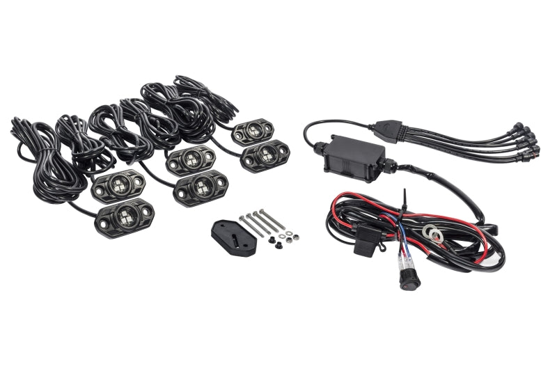 KC HiLiTES C-Series RGB LED Rock Light Kit (Incl. Wiring) - Set of 6-thumbmail-4