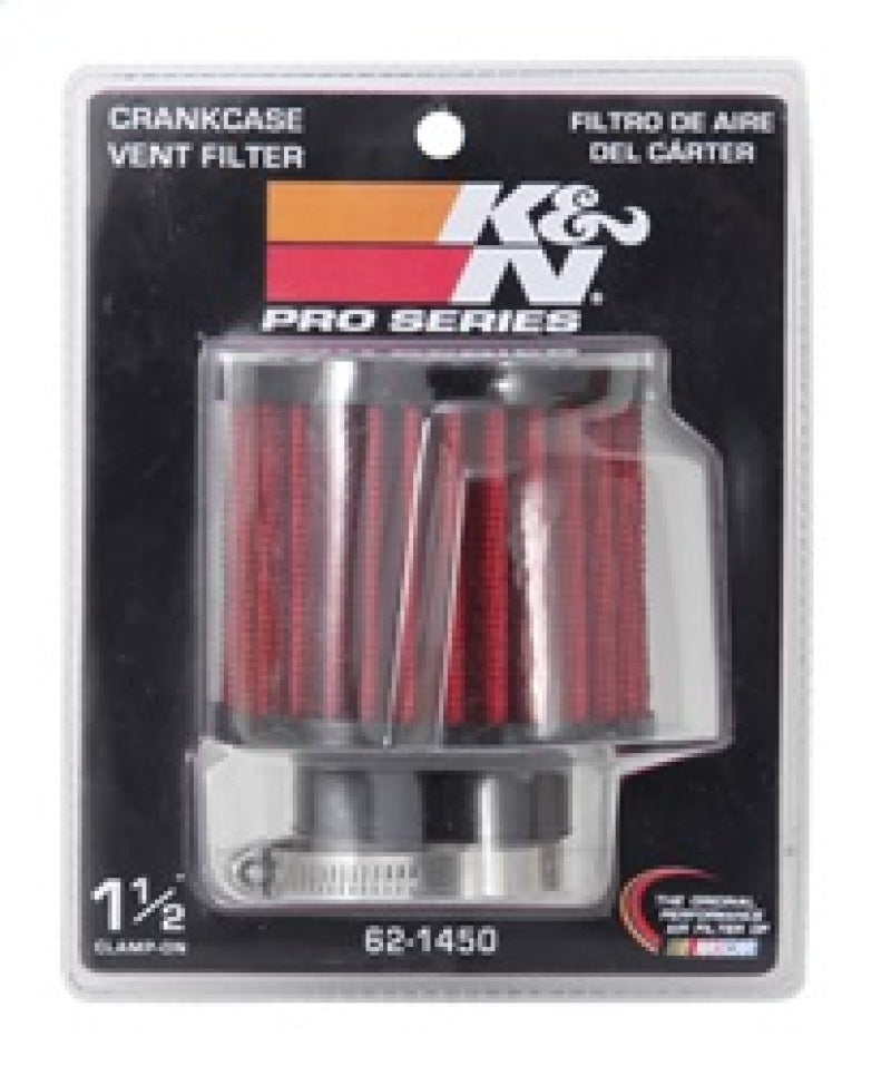 K&N 1.5in Flange ID x 3in OD x 2.5in H Rubber Base Crankcase Vent Filter-thumbmail-11