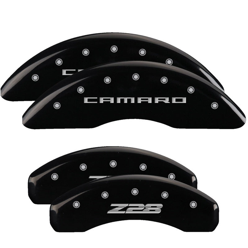 MGP 4 Caliper Covers Engraved Front & Rear MGP Yellow Finish Black Char 2002 Dodge Viper-thumbmail-3