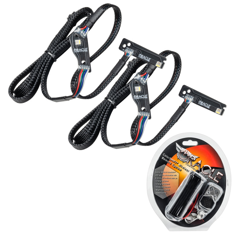 Oracle 15-21 Nissan GT-R RGB+W (Lightning Bolt) Headlight DRL Upgrade Kit - ColorSHIFT-thumbmail-1