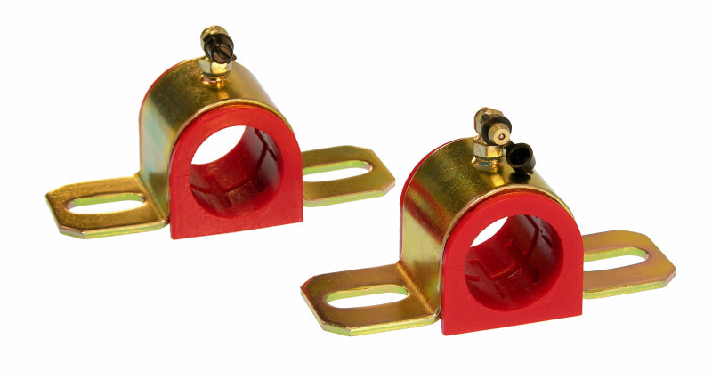 Prothane Universal 90 Deg Greasable Sway Bar Bushings - 1 1/4in - Type B Bracket - Red-thumbmail-1
