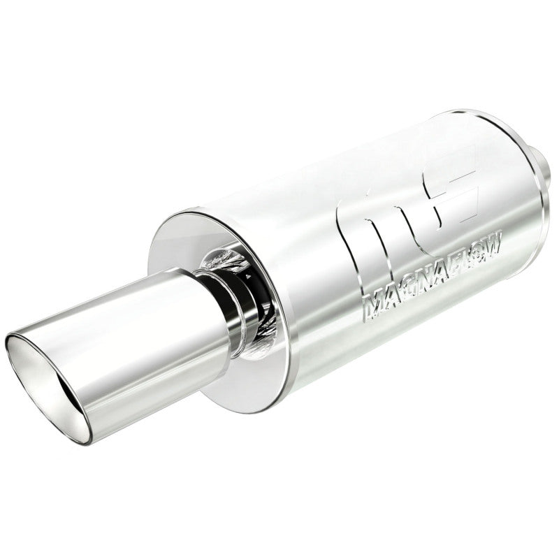 MagnaFlow Muffler W/Tip Mag SS 14X7X7 2.25/4.-thumbmail-2