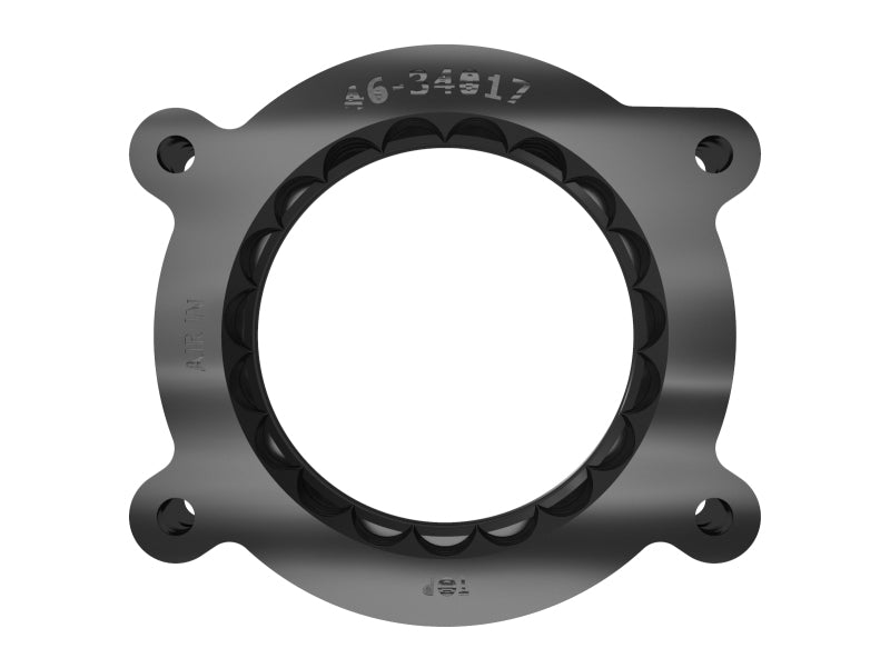 aFe 2020 Vette C8 Silver Bullet Aluminum Throttle Body Spacer / Works With Factory Intake Only - Blk-thumbmail-8