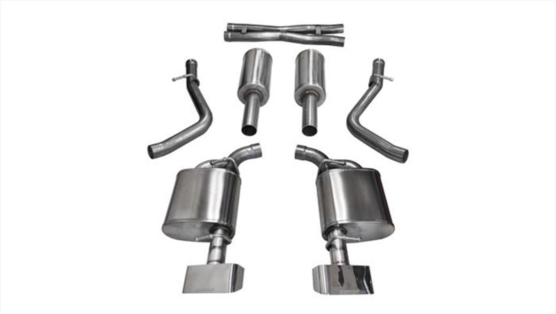 Corsa 2015 Dodge Challenger 5.7L V8 V8 Polished Xtreme Cat-Back-thumbmail-1