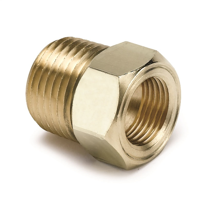 Autometer 1/2 inch NPT Male Brass for Mechanical Temp. Gauge Adapter