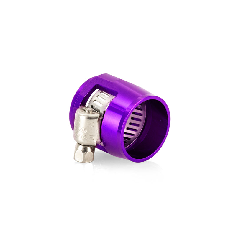 Mishimoto Aluminum -12AN Hex Finishers - Purple-thumbmail-2