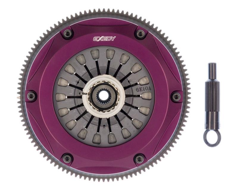 Exedy 1996-1996 Mitsubishi Lancer Evolution IV L4 Hyper Twin Cerametallic Clutch Sprung Center Disc-thumbmail-4