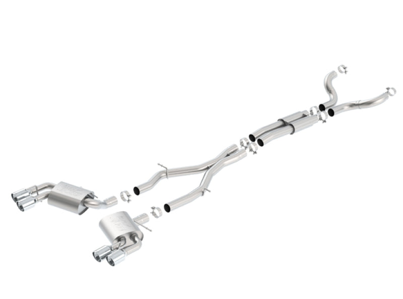 Borla Chevy 16-17 Camaro 6.2L ATAK Catback w/ Dual Tips (NPP) Dual Split Rear Exit-thumbmail-2