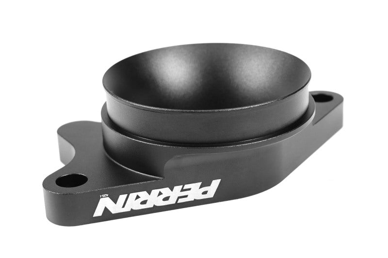Perrin 2022+ Subaru WRX Black 3in Turbo Inlet Hose w/ Nozzle (Short)-thumbmail-4