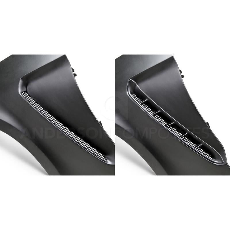 Anderson Composites 15-16 Ford Mustang GT350 Style Fiberglass Front Fenders-thumbmail-6