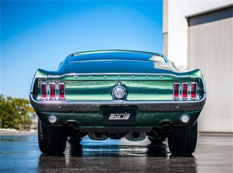 Borla CrateMuffler Ford 5.0L Coyote ATAK 2.5in Offset/Center 12in x 6in x 10.34in Muffler-thumbmail-4