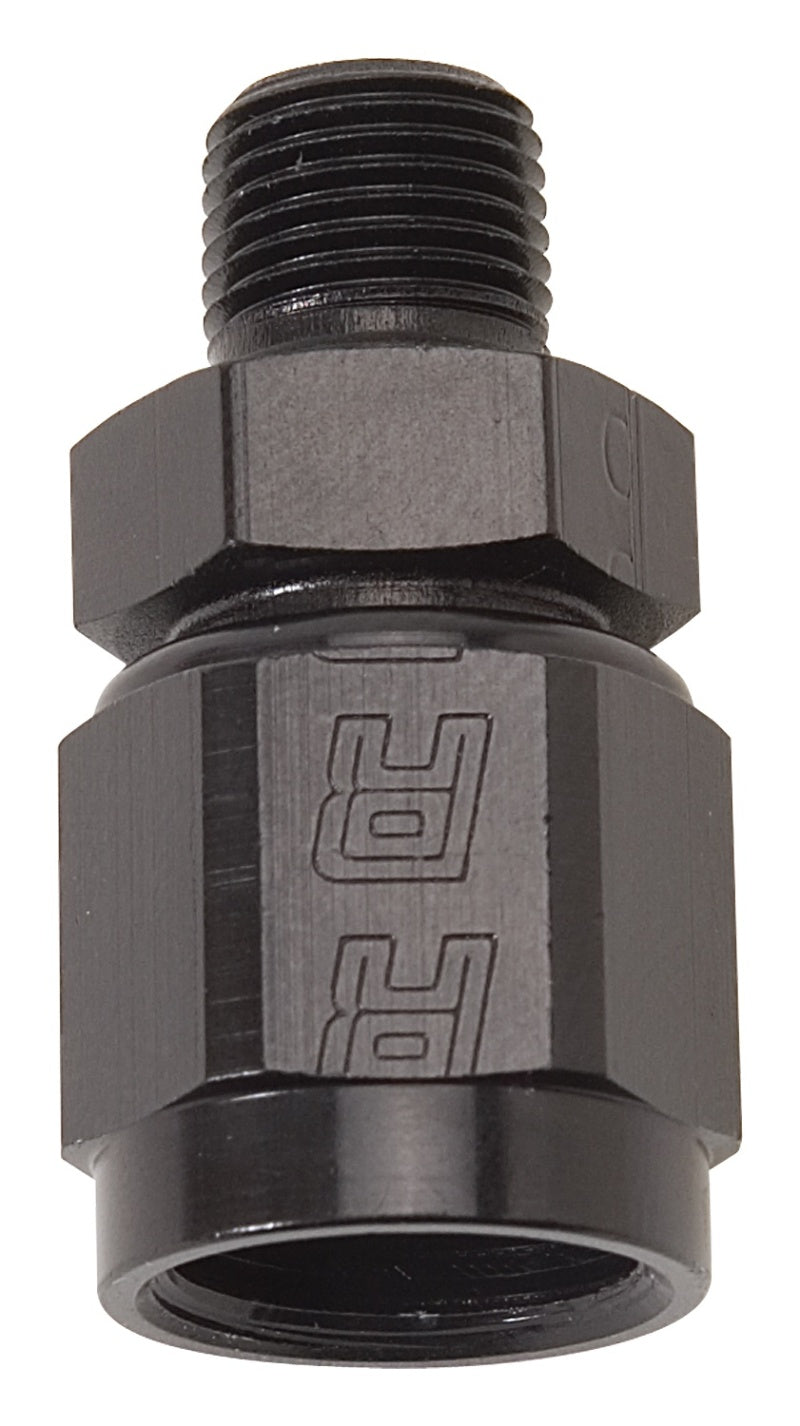 Russell Performance -6 AN Straight Female to 1/8in Male NPT Fitting (Black)-thumbmail-3