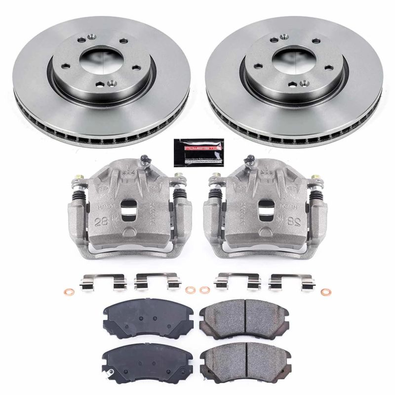 Power Stop 05-09 Hyundai Tucson Front Autospecialty Brake Kit w/Calipers-thumbmail-1