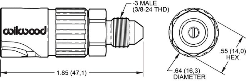 Wilwood Quick Disconnect - Female Side -3 AN-thumbmail-2