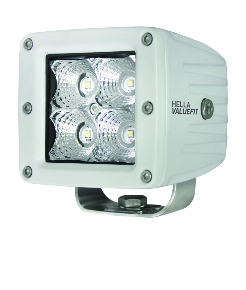 Hella HVF Cube 4 LED Off Road Kit - 3.1in 12W Flood Beam-thumbmail-2