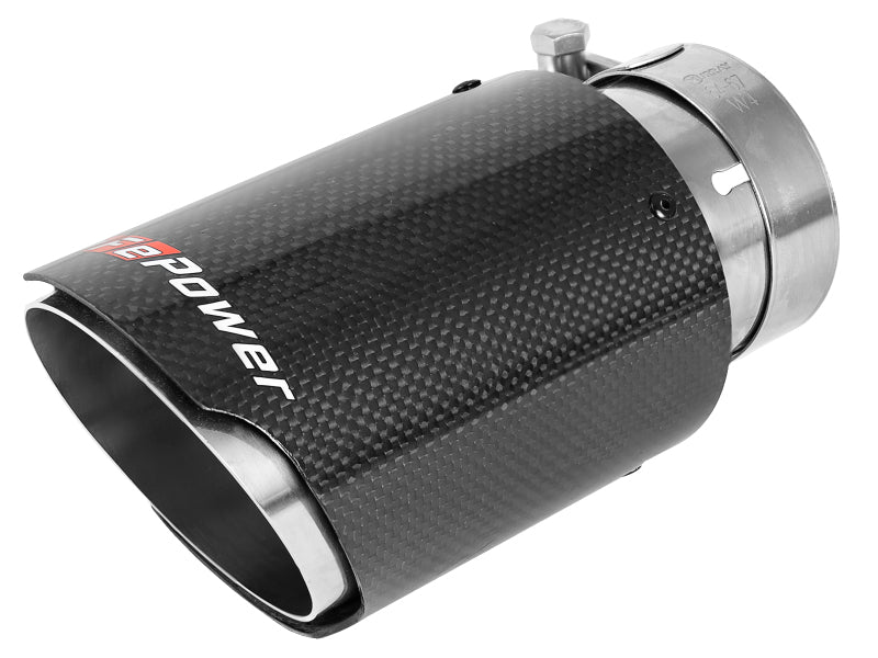 aFe 18-20 Audi RS5 Coupe MACH Force-Xp 3in to 2.5in 304 SS Axle-Back Exhaust System-Quad Carbon Tips-thumbmail-6