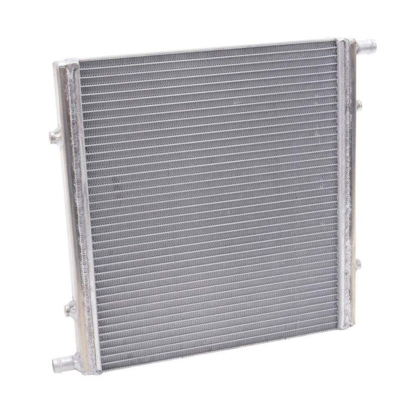 Edelbrock Heat Exchanger Single Pass Single Row 22 000 Btu/Hr 16In W X 16In H X 1 5In D Silver-thumbmail-1