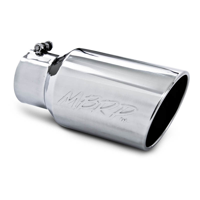 MBRP Universal Tip 6 O.D. Angled Rolled End 4 inlet 12 length-thumbmail-2