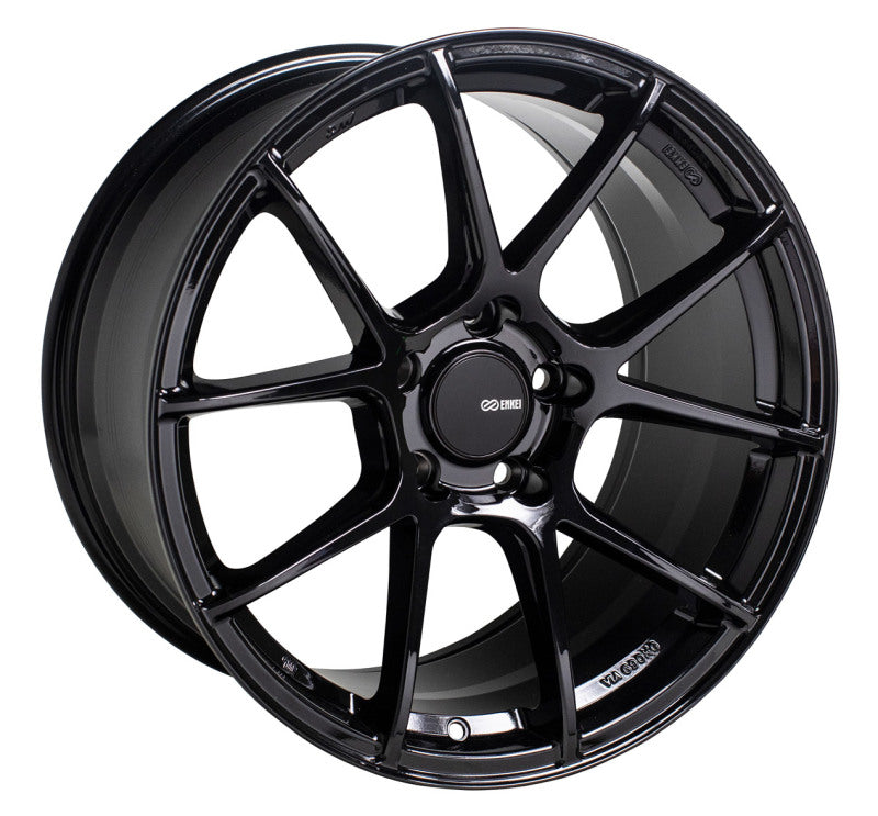 Enkei TS-V 18x9.5 5x114.3 38mm Offset 72.6mm Bore Gloss Black Wheel-thumbmail-1