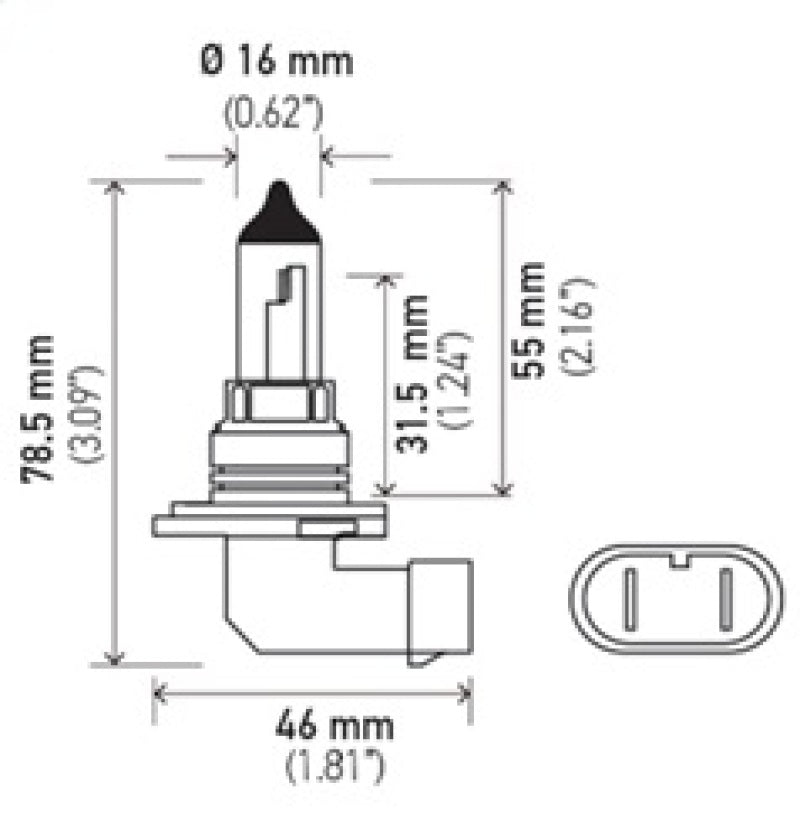 Hella Bulb 9006 12V 55W P22D T4 +50-thumbmail-5