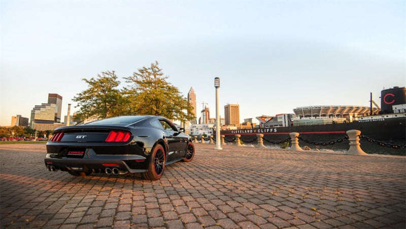 Corsa 15-16 Ford Mustang GT 5.0 3in Axle Back Exhaust Polish Quad Tips (Sport)-thumbmail-4
