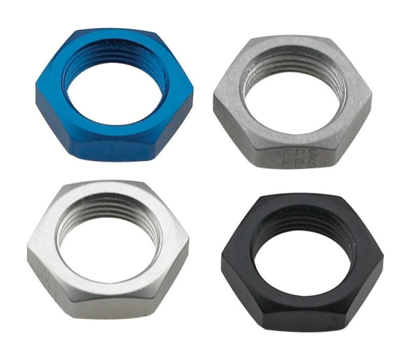 Fragola -3AN Bulkhead Nut - Black-thumbmail-1
