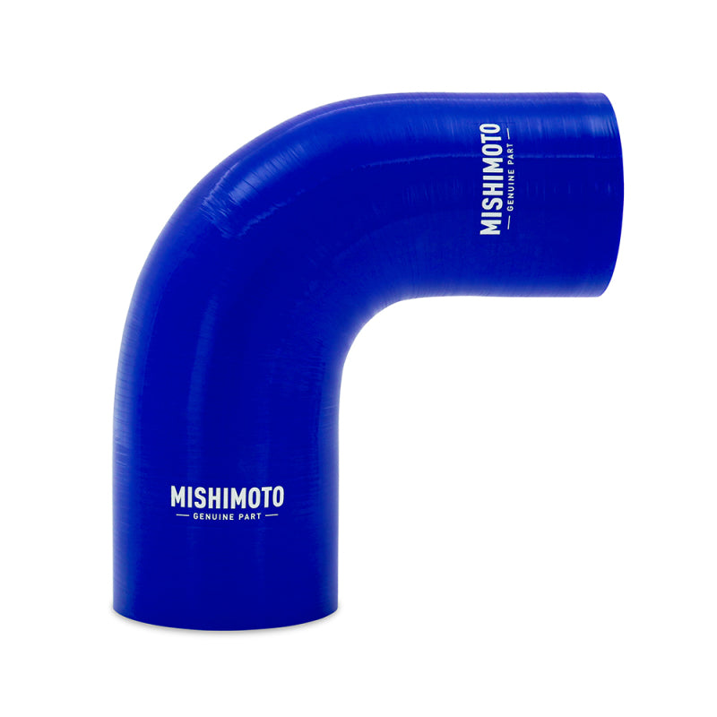 Mishimoto Silicone Reducer Coupler 90 Degree 2.75in to 3in - Blue-thumbmail-1