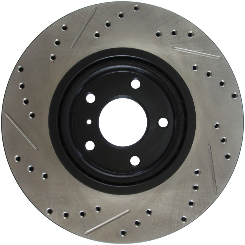 StopTech 06-07 350Z / 05-07 G35 exp Sport/ 06-07 G35X SportStop Slotted & Drilled Front Left Rotor-thumbmail-8