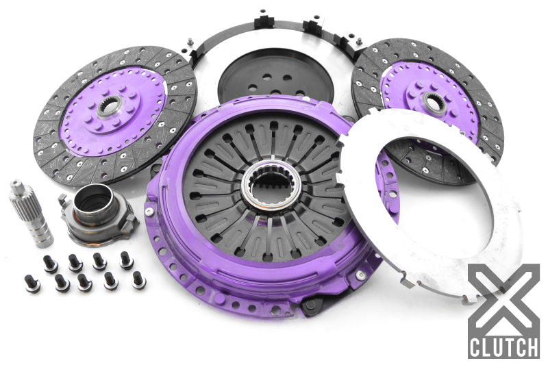 XClutch 1997 Mitsubishi Lancer EVO IV 2.0L 9in Twin Solid Organic Clutch Kit-thumbmail-1