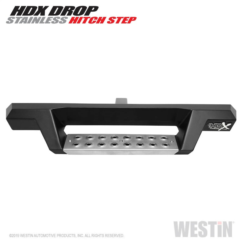 Westin HDX Stainless Drop Hitch Step 34in Step 2in Receiver - Textured Black-thumbmail-9