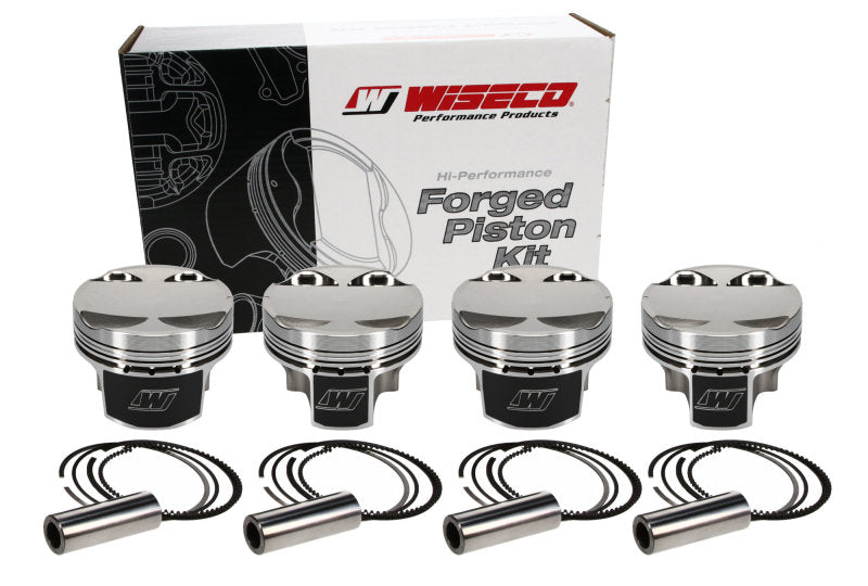 Wiseco Mitsu Evo 4-9 HD2 Asymmetric Skirt Gas Ported Bore 86.50mm - Size +.060 -CR 10.5:1 Piston Set-thumbmail-7