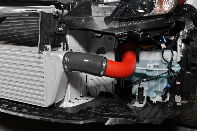 Perrin 22-23 Subaru WRX Front Mount Intercooler Kit (Red Tubes & Silver Core)-thumbmail-18