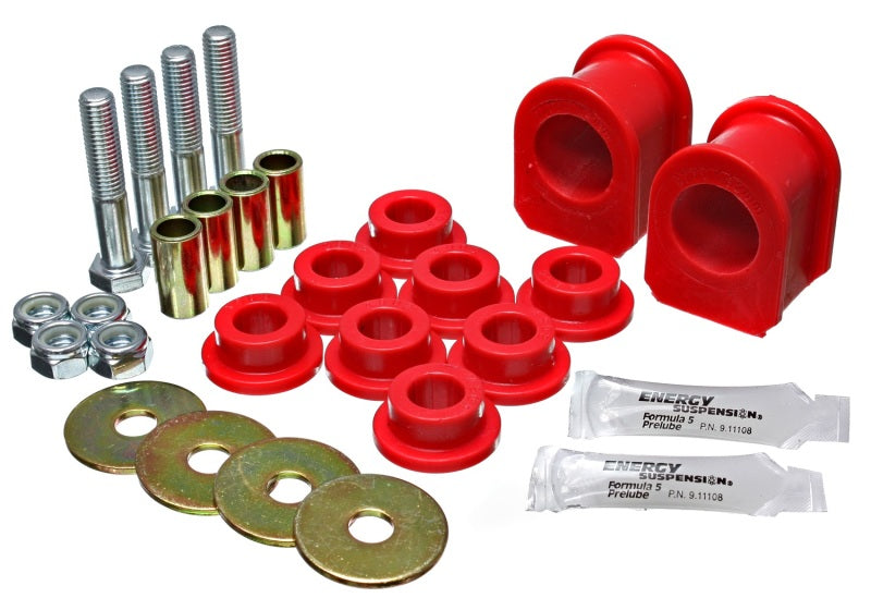 Energy Suspension 05-07 Ford Mustang Red Rear Sway Bar Frame Bushings (Must Reuse All Metal Parts)-thumbmail-1