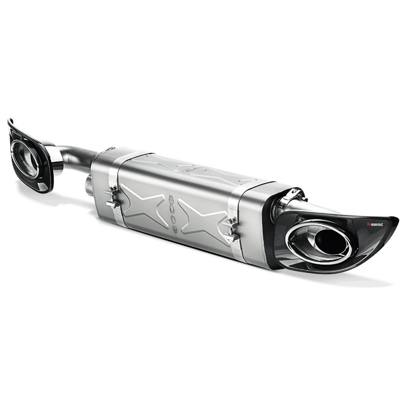 Akrapovic 10-13 Porsche 911 Turbo / Turbo S (997 FL) Slip-On Line (Titanium) w/ Titanium Tips-thumbmail-2