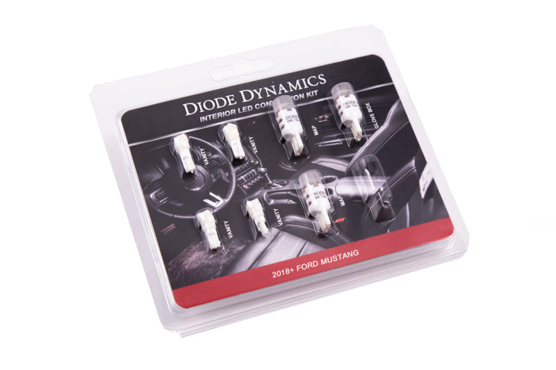 Diode Dynamics 18-19 Mustang Stage 1 Mustang Interior LED Light Kit - Cool - White-thumbmail-1