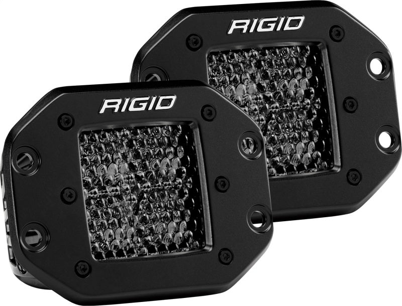 Rigid Industries D Series PRO Midnight Edition - Spot - Diffused - Pair-thumbmail-1