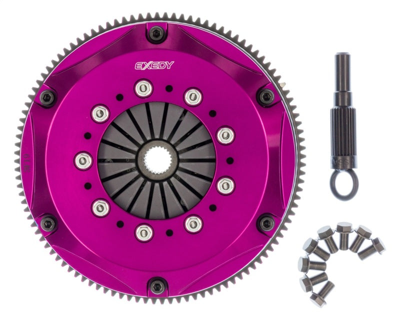 Exedy 1989-1994 Nissan 240SX Hyper Twin Cerametallic Clutch Sprung Center Disc Push Type Cover-thumbmail-3