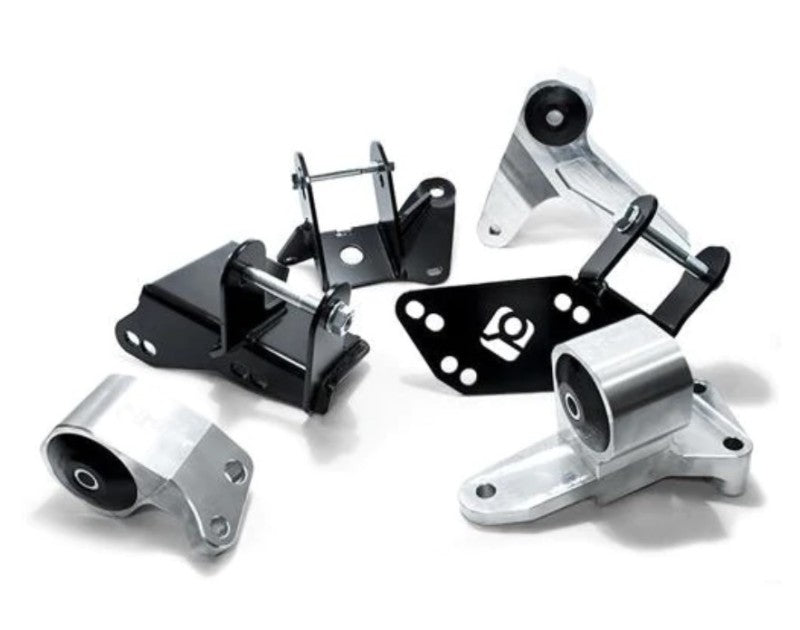 Innovative 96-00 Civic K-Series Silver Aluminum Mounts 85A Bushings (EG/DC Subframe)-thumbmail-1