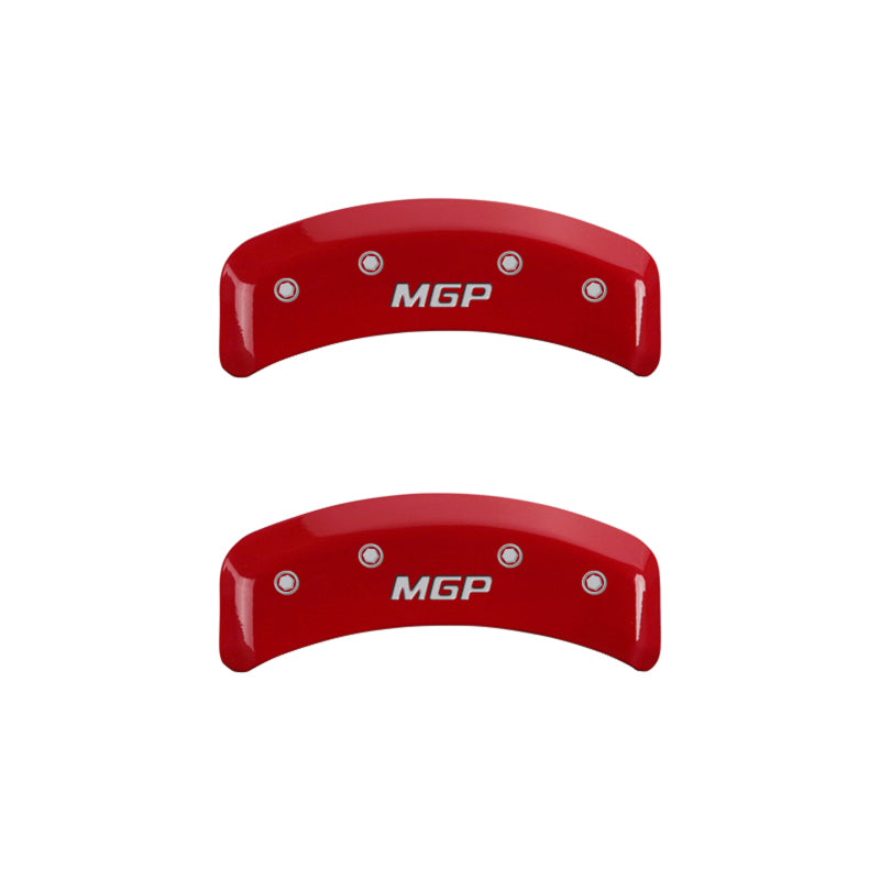 MGP 4 Caliper Covers Engraved Front & Rear MGP Red finish silver ch-thumbmail-5