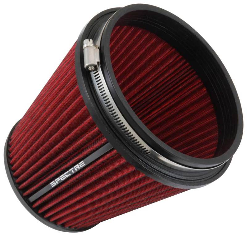 Spectre HPR Conical Air Filter 6in. Flange ID / 7.313in. Base OD / 7in. Tall - Red-thumbmail-5